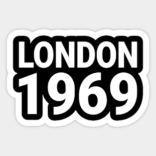 London 1969 Sticker